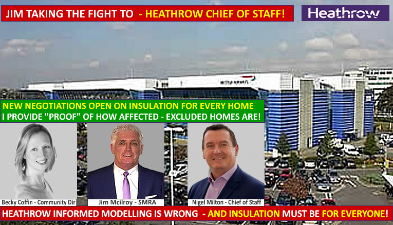 Jim takes Stanwell Moor fight to HALs Chief of Staff